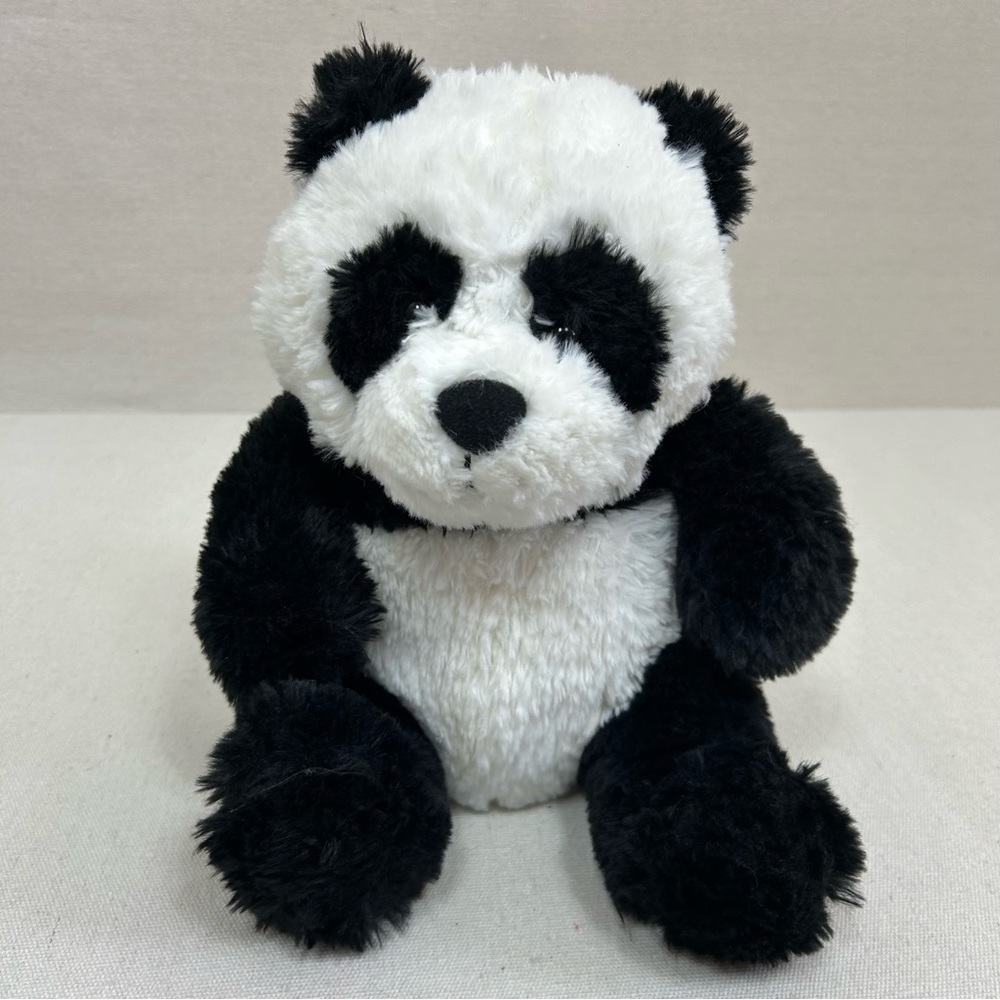 Plush Panda Bear Toy - Black and White